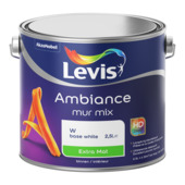 Peinture murale Levis Ambiance extra mate 2,5 L blanc mix W