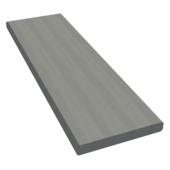 Duofuse plint HKC kunststof stone grey 1,0 x 7,6 x 300 cm