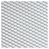 Plaque aluminium déployé argenté mat 500x250x0,8 mm