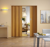 Grosfillex vouwdeur Spacy pvc beuk 84x205cm