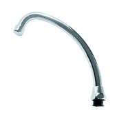 Van Marcke bek h draaibaar 3/4"F 200 mm universeel chroom