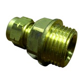 Van Marcke recht klemkoppeling 3/8"M x ø7 koper