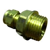 Raccord biconique droit Van Marcke GO 1/2"Mxø7 mm cuivre