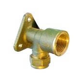 Van Marcke muurplaat enkel klemkoppeling 1/2"F x ø12 koper