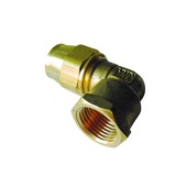 Raccord biconique équerre Van Marcke GO pour gaz naturel 1/2"Fxø12 mm