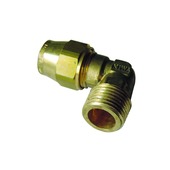 Raccord biconique équerre Van Marcke GO pour gaz naturel 1/2"Mxø15 mm