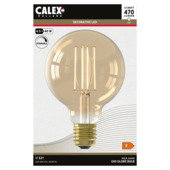 Ampoule globe dorée à filament Calex E27 470 lm 4.5W dimmable