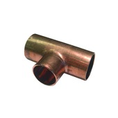 Van Marcke GO Té Ø15F x Ø15F x Ø15F Cuivre étiré 1 pièce