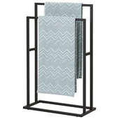 Porte-serviettes sur pied Sealskin Carré noir