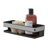 Panier de douche Tiger Cooper 28 cm noir/inox brossé