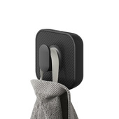 Tiger handdoekhaak groot Carv zwart