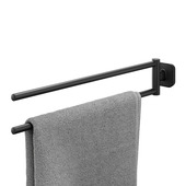 Porte-serviettes 2 bras Tiger Cooper noir