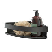 Tiger Carv douchemand hoek 21 cm Zwart