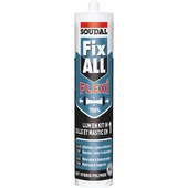 Soudal Fix All montage- en afdichtingskit flexi zwart 290 ml