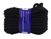 Birotex gedraaid 10 mm 15 m zwart