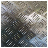 Plaque aluminium gaufrée 500x250x1,5 mm