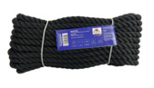 Birotex gedraaid 14 mm 15 m zwart