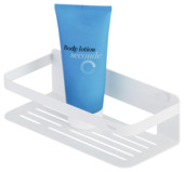 Panier de douche/porte-serviettes Tiger Caddy 24 cm blanc