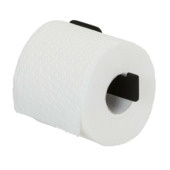 Tiger - Tiger Noon Ensemble d'accessoires de toilettes - Brosse WC avec  support - Porte-rouleau papier toilette sans rabat - Crochet  porte-serviette - Noir