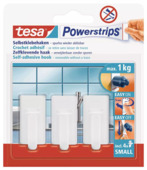 Tesa Powerstrips haak Rechthoek wit 3 stuks