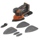 Black+Decker accu handpalmschuurmachine 18 V BDCDS18N-XJ (excl. accu en lader)