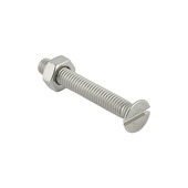 Vis pour métaux + écrou GAMMA M05x40 TF inox 15 pièces