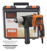 Perceuse à percussion 850 W BLACK+DECKER BEH850K-QS