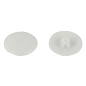 GAMMA afdekkap universeel schroef pozidriv 2 wit 30 stuks