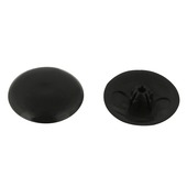 GAMMA afdekkap universeel schroef pozidriv 2 zwart 30 stuks