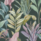 Papier peint intissé Leona vert 112046