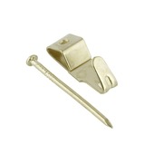 GAMMA schilderijhaak met nagel vermessingd 10 stuks