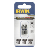 IRWIN schroefbit Impact PRO PZ2 25 mm 2 stuks