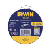 Irwin Pro doorslijpschijven voor metaal Ø115x1,2 mm 10 stuks