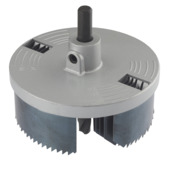 Irwin gatenzaag voor hout en gipsplaat. Ø68/74/80/90/100 mm. 30 mm diep. 5-delig.