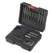 Irwin boren- en bitset met hex aansluiting past in iedere bithouder. 37-delig.