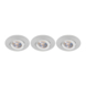 GAMMA LED inbouwspots set van 3x 10 W richtbaar wit Ø 85 mm