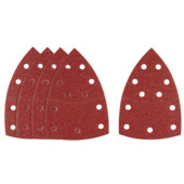 Irwin schuurvel voor multischuurmachines Bosch PSM, Skil, Lux, Metabo, zelfhechtend K80 5 stuks