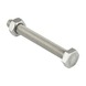 GAMMA zeskantbout M6x50 mm inox 4 stuks