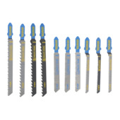 Irwin decoupeerzaagbladenset T-aansluiting voor hout/metaal 10-delig