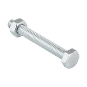 GAMMA zeskantbout verzinkt M6x80 mm 4 stuks