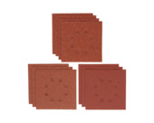 Irwin schuurvel 115x115 mm K80/K120/K180 zelfhechtend, met perforatie, 10 stuks