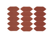 Jeu de 15 doigts de ponçage auto-adhésifs 5x G120/5x G180/5x G240 Irwin pour B+D Mouse