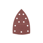 Abrasif perforé delta G40/G80/G120/G150 autocollant Irwin pour Bosch PSM, Skil, Lux, Metabo 20 pièces