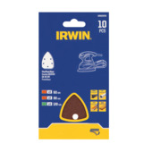 Irwin schuurvel delta 140x98 mm K60/K80/K120 voor GAMMA, OK 10 stuks