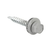 GAMMA damwandschroef 4,9x35 mm wit 15 stuks