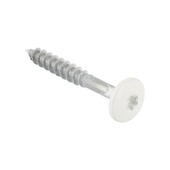 GAMMA compactplaatschroef 4,8x38 mm wit 10 stuks