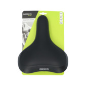 Dresco fietszadel Towny zwart