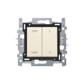 Niko rolluikschakelaar cream