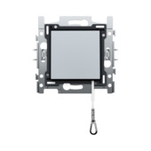 Niko trekwisselschakelaar zilver