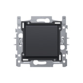 Niko kruisschakelaar antraciet